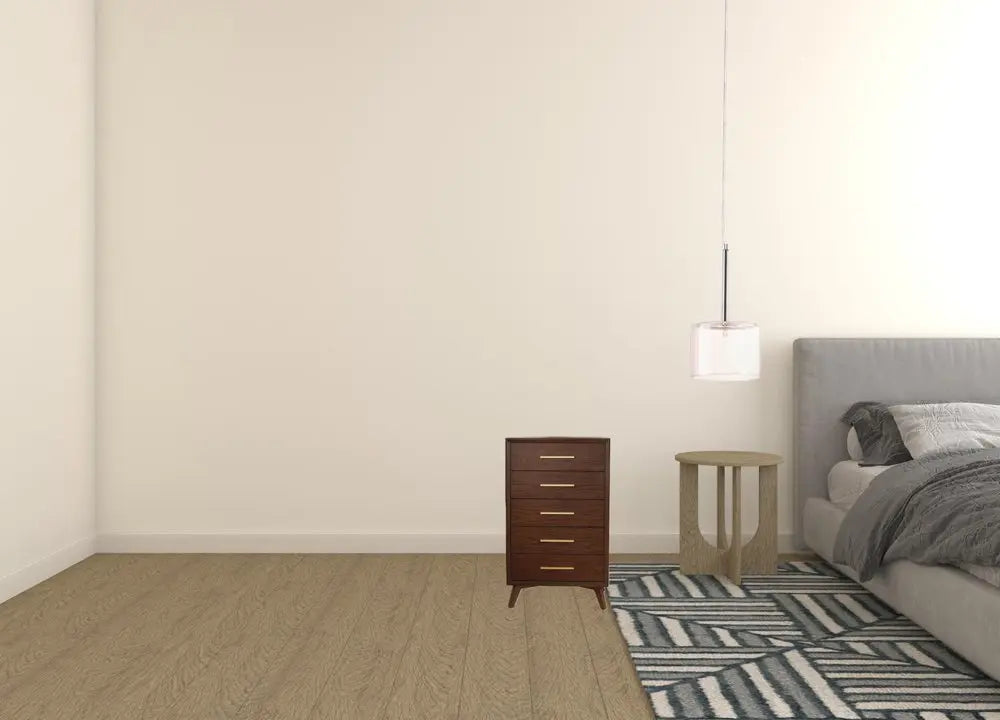 60" Walnut Solid Wood Seven Drawer Double Dresser HomeRoots