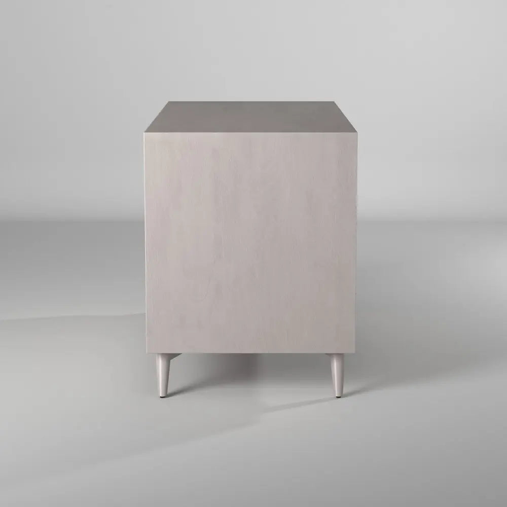 59" Gray Solid Wood Seven Drawer Double Dresser HomeRoots