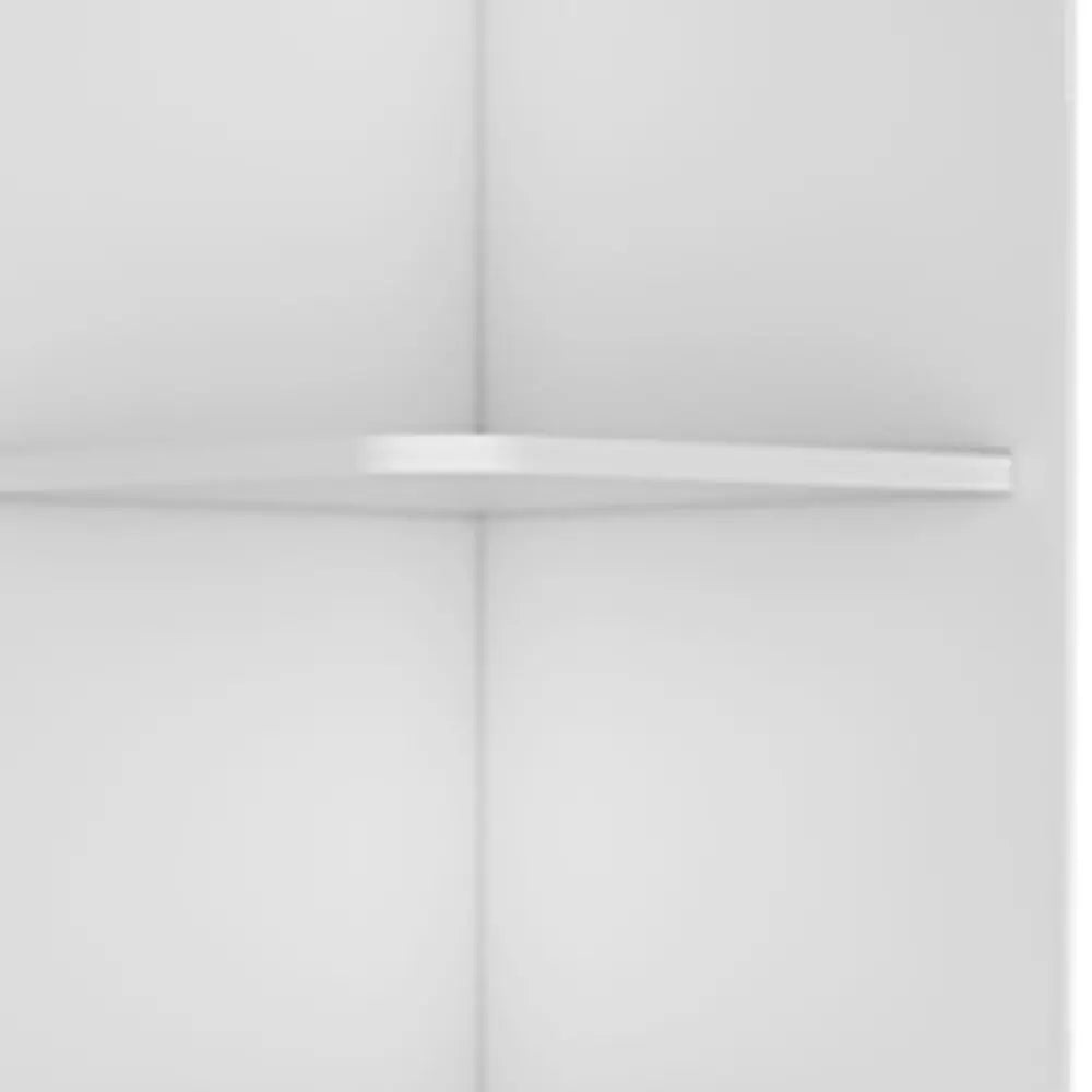 62" White Wood Corner Utility Cabinet With Two Doors HomeRoots