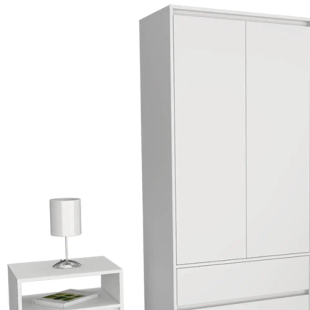 Three Piece White Bedroom Set HomeRoots