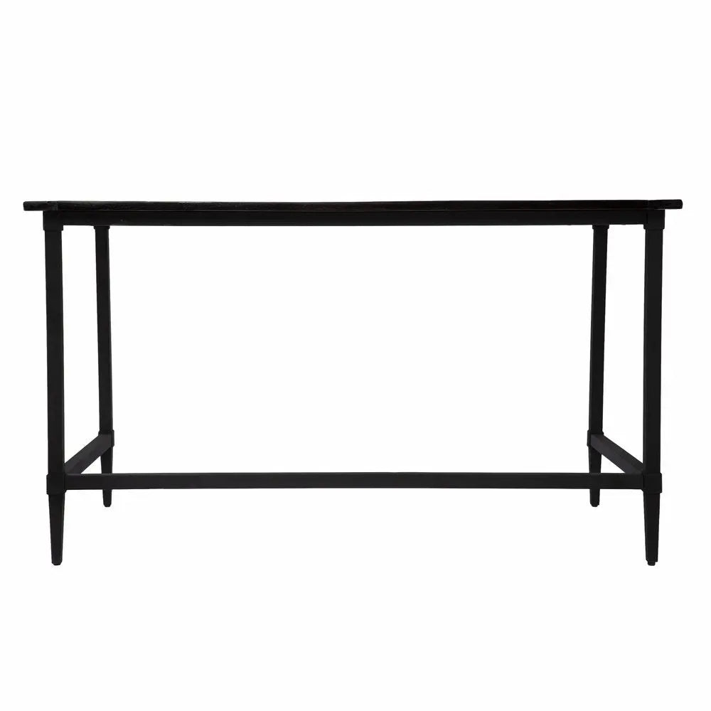 53" Black Writing Desk - NOBLE HOME INTERIORS