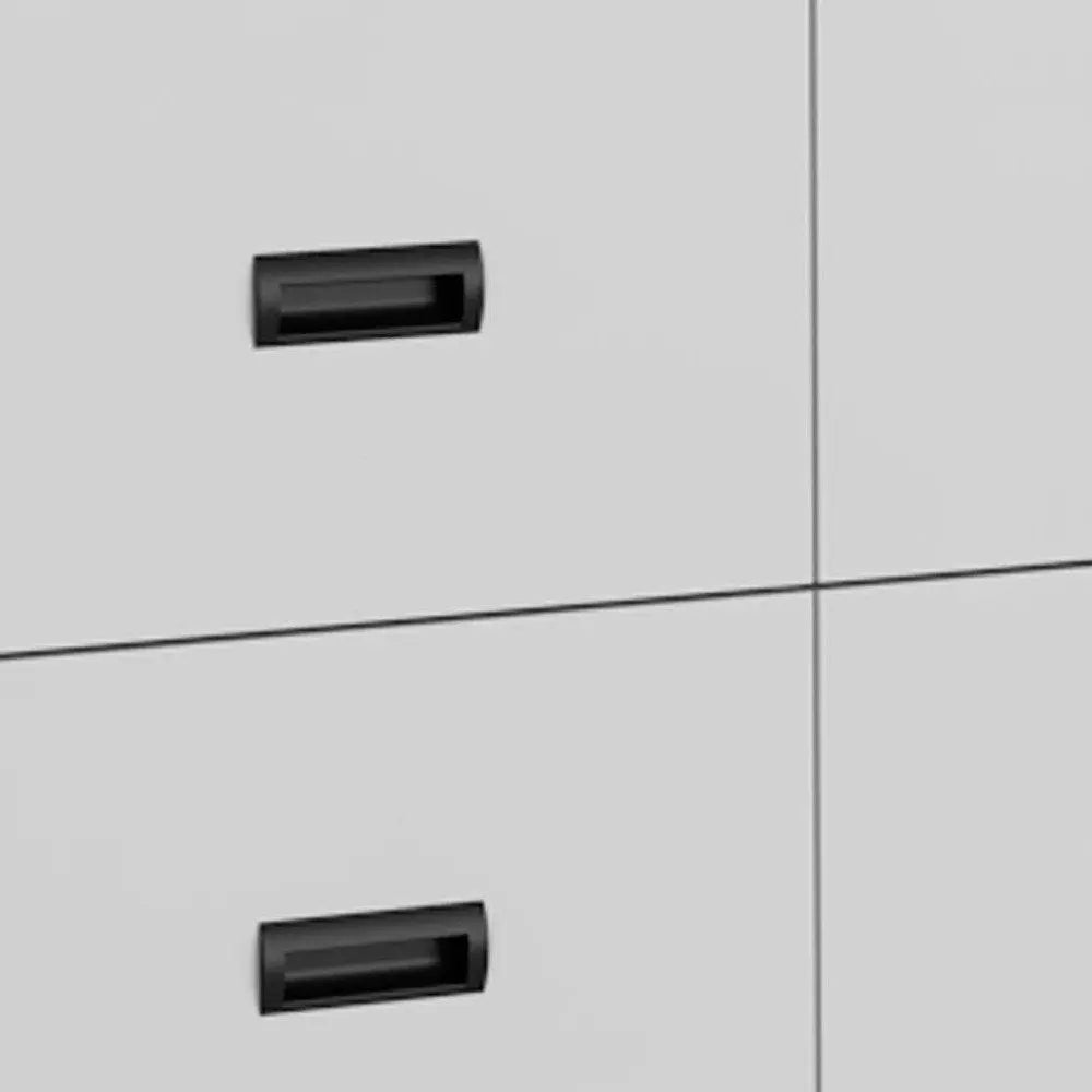 33" White Five Drawer Dresser HomeRoots