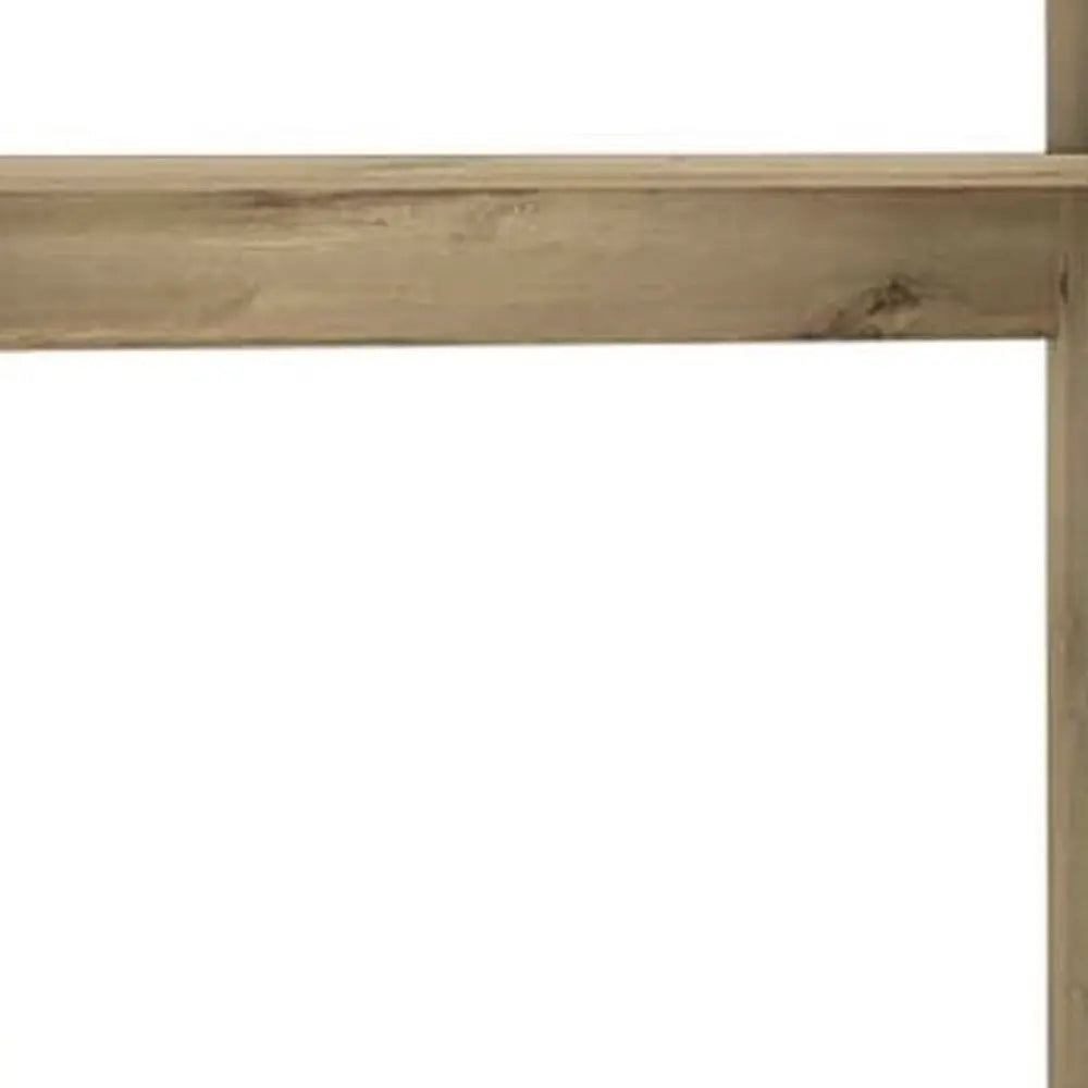 39" Oak Wood Writing Desk HomeRoots