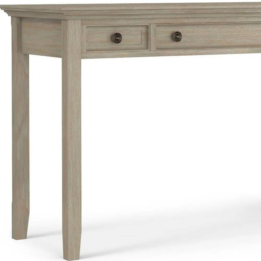 54" Gray Solid Wood Computer Desk - NOBLE HOME INTERIORS