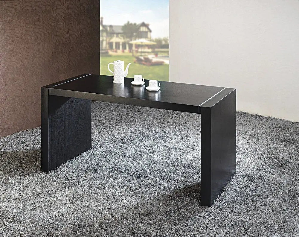 62" Espresso Wood U Shape Computer Desk HomeRoots