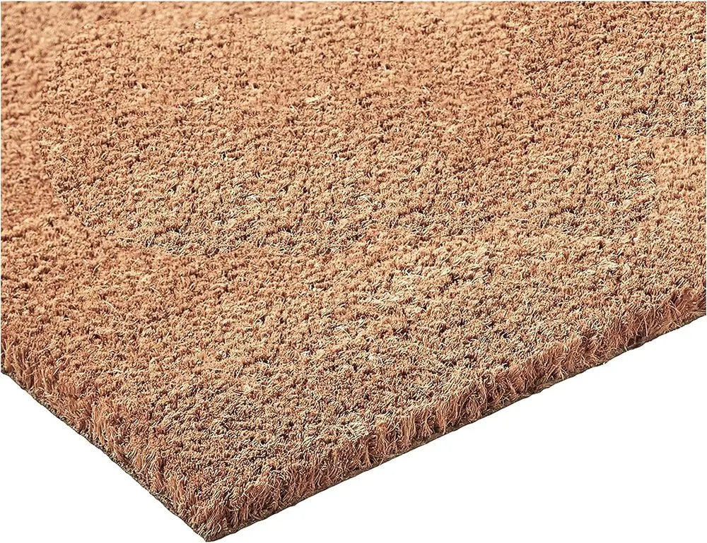 24" X 36" Natural Coir Solid Color Outdoor Door Mat HomeRoots