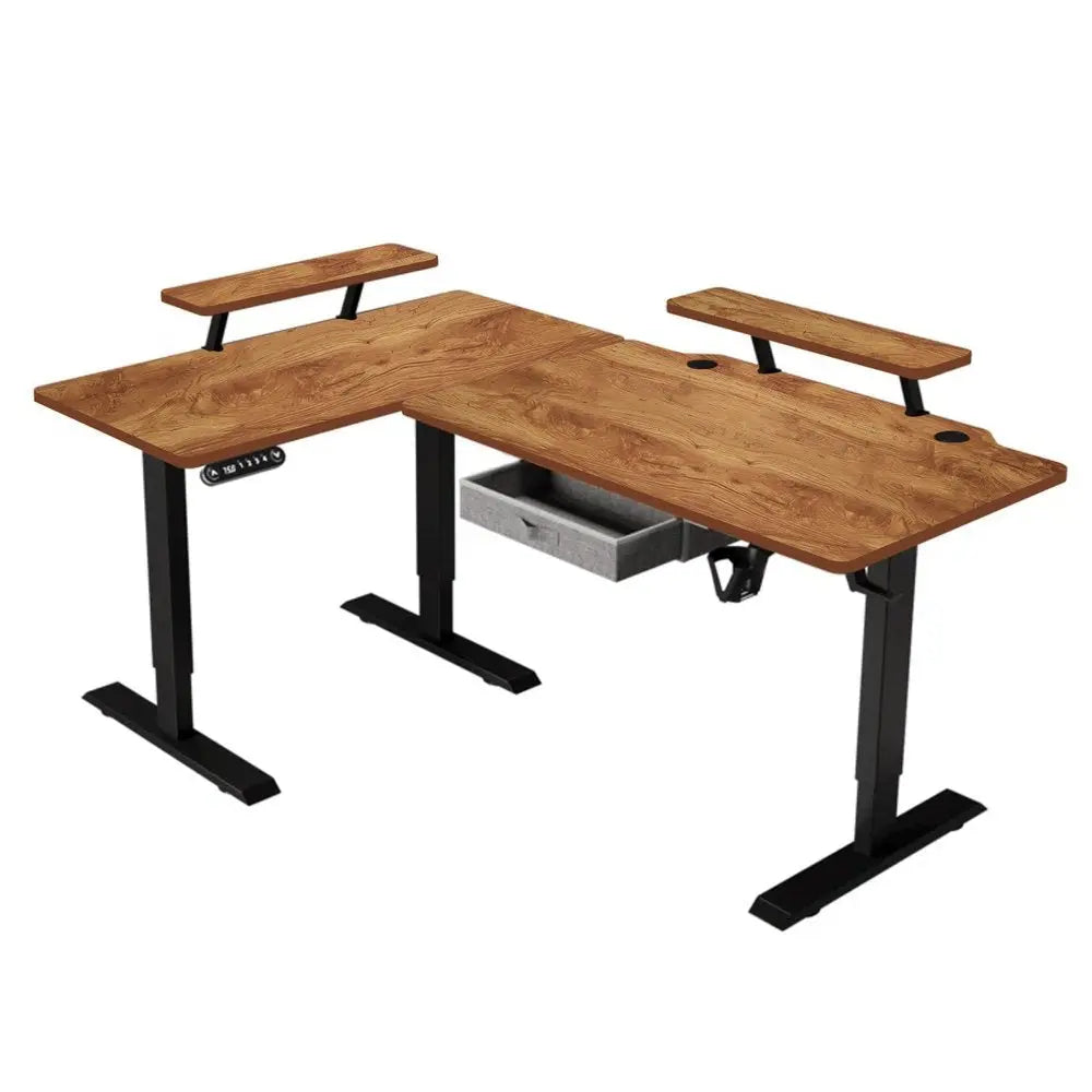 45" Adjustable White Standing Desk HomeRoots