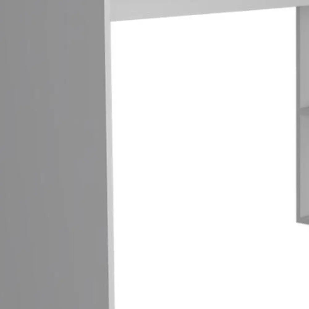 60" White L Shape Computer Desk - NOBLE HOME INTERIORS