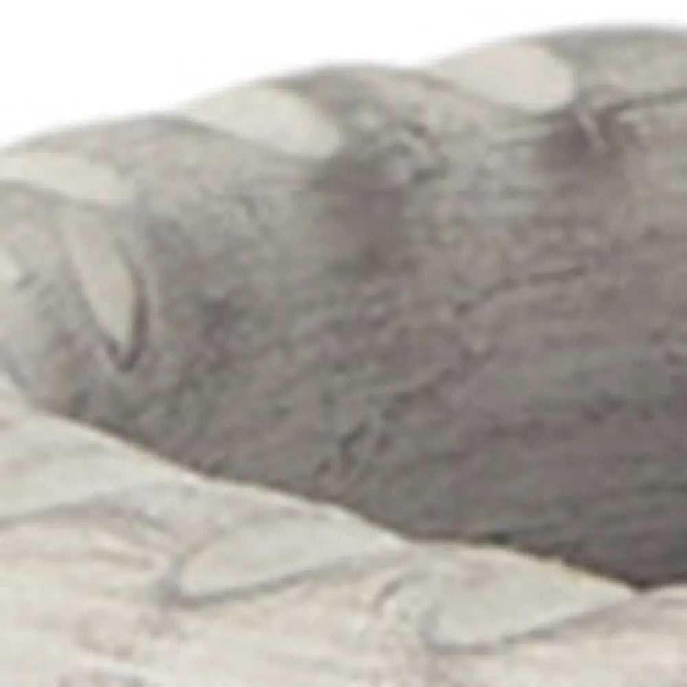 22" Cream Amphora Ceramic Floor Vase HomeRoots