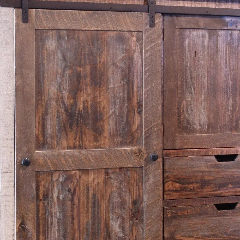 61" Brown Solid Wood Six Drawer Double Dresser - NOBLE HOME INTERIORS