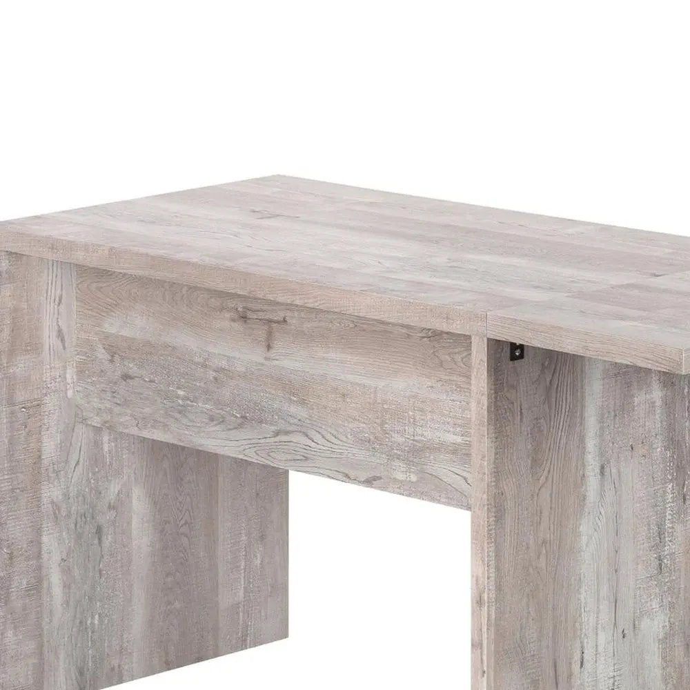 63" Taupe L Shape Computer Desk With Eight Drawers - NOBLE HOME INTERIORS