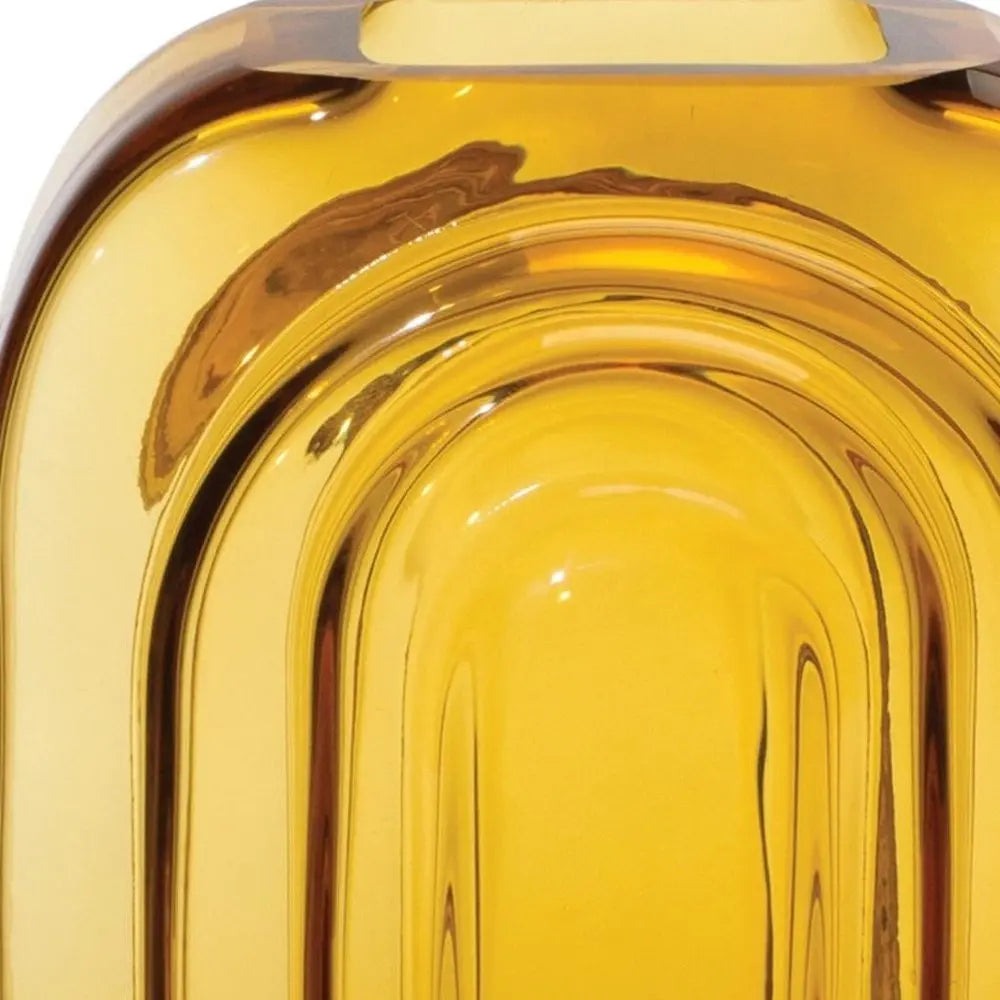 10" Gold Glass Table Vase HomeRoots