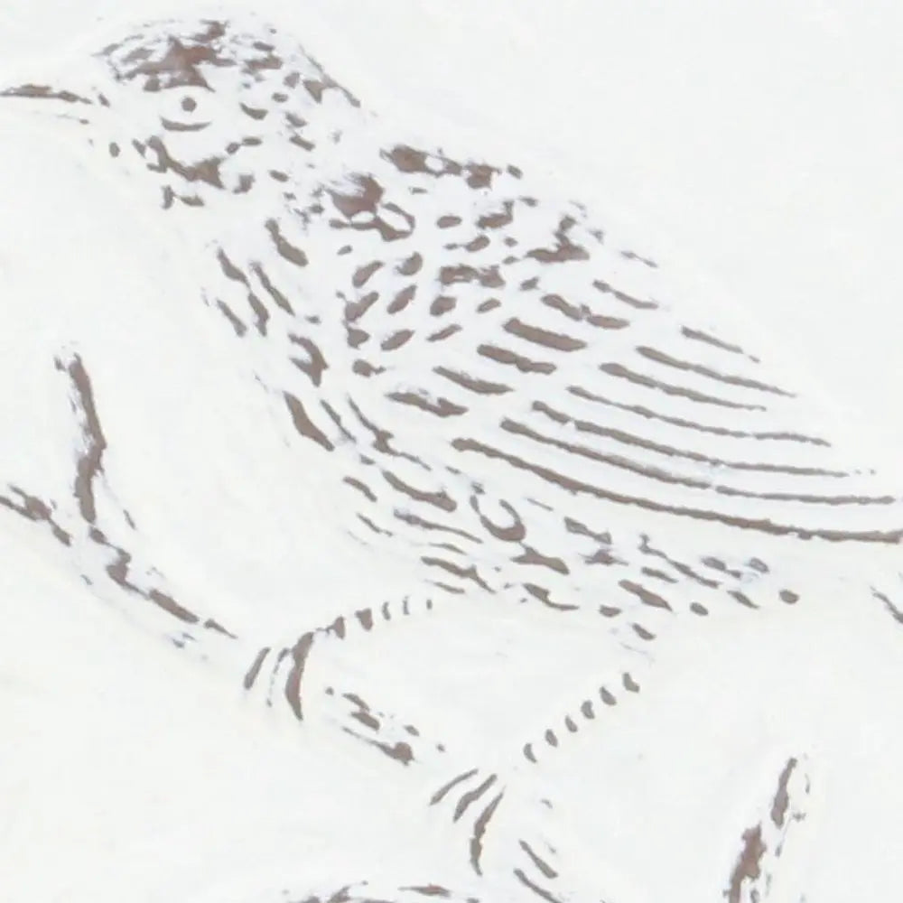 10" X 10" White Bird Metal Square Hanging Wall Decor HomeRoots