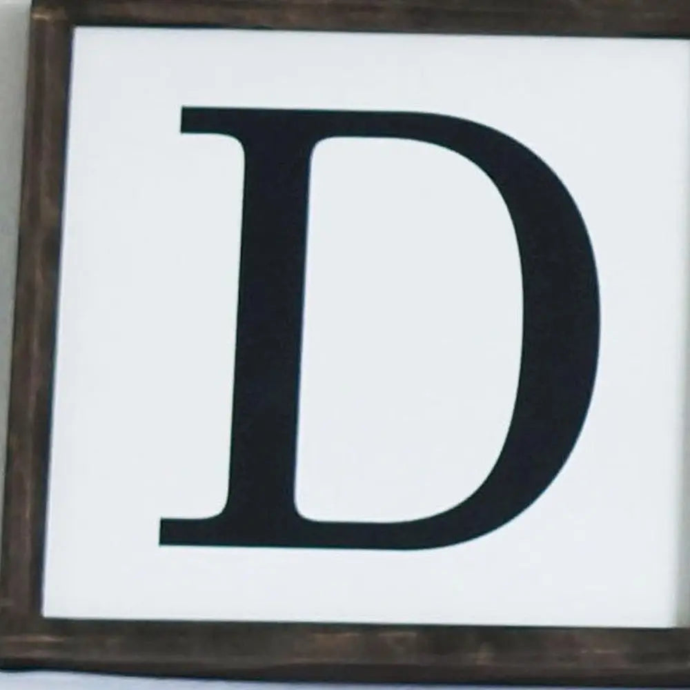 10" X 10" White Black And Red Dream/ Bless Wood Wall Decor HomeRoots