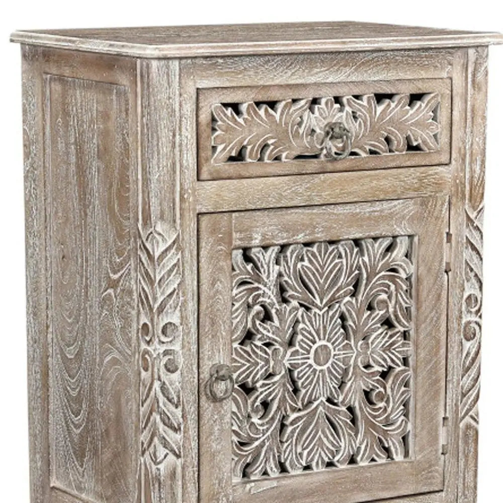 Three Piece Gray Solid Wood Bedroom Set HomeRoots