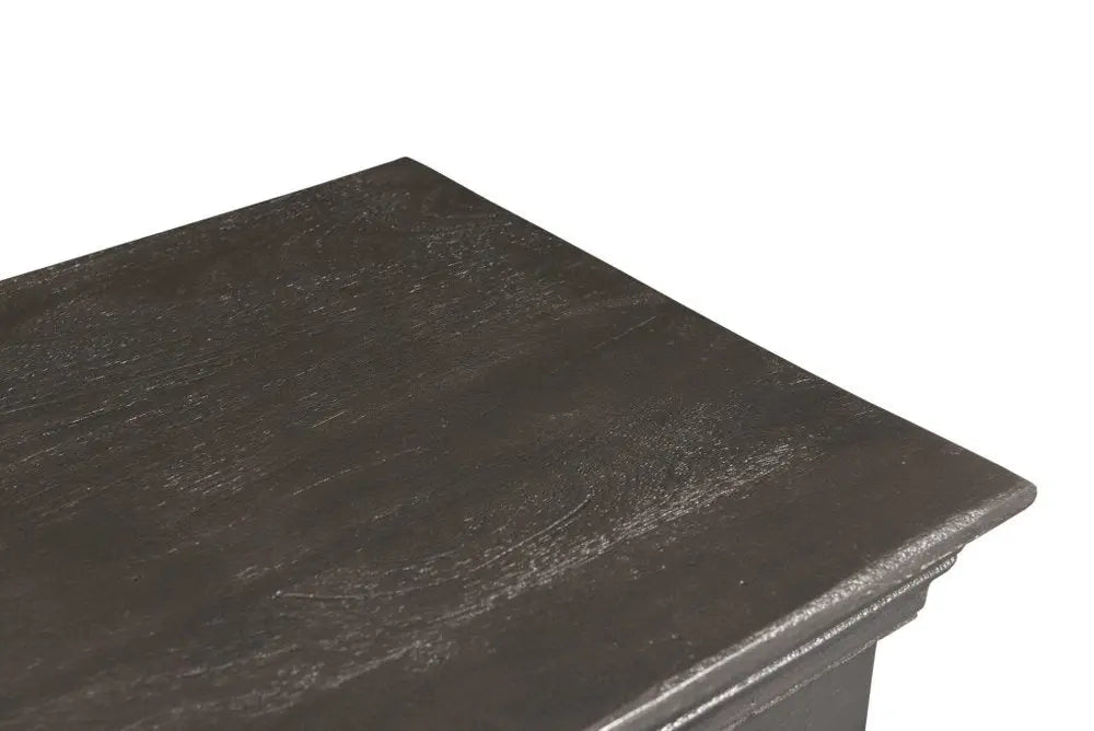 64" Brown Distressed Solid and Reclaimed Wood Seven Drawer Double Dresser - NOBLE HOME INTERIORS