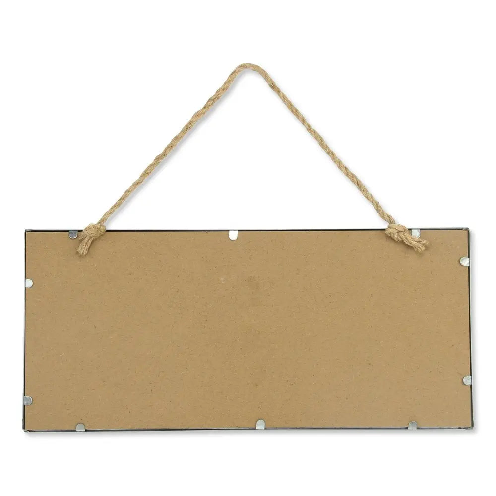 10" X 22" Gray Metal Hanging Chalkboard HomeRoots