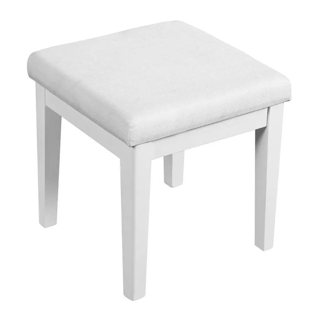 47" White Wood Six Drawer Dresser HomeRoots