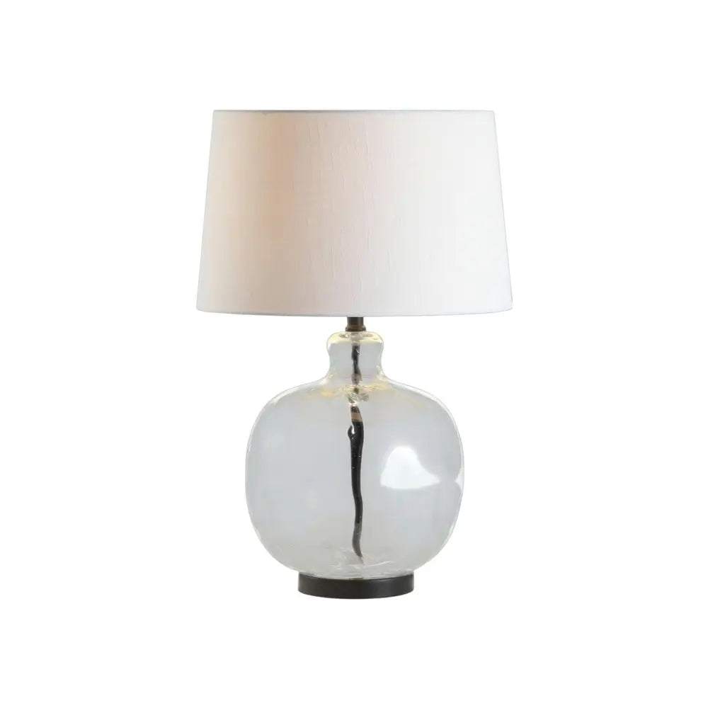 27" Black Novelty Table Lamp LED With Globe Shade HomeRoots