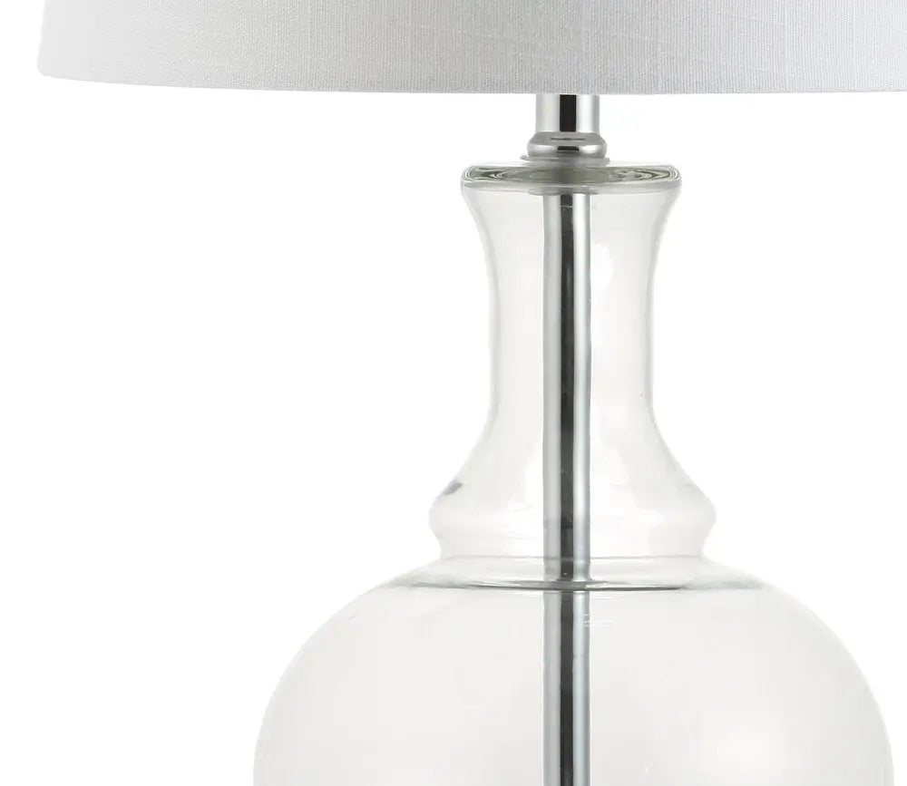 Set of Two 25" Silver Novelty Table Lamps LED With Drum Shades HomeRoots