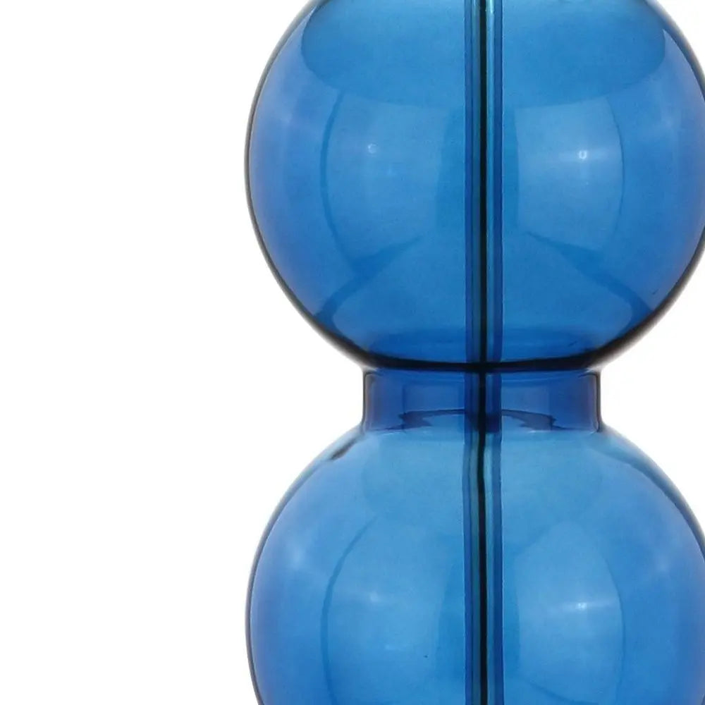 Set of Two 27" Silver Novelty Table Lamps LED With Drum Shades HomeRoots