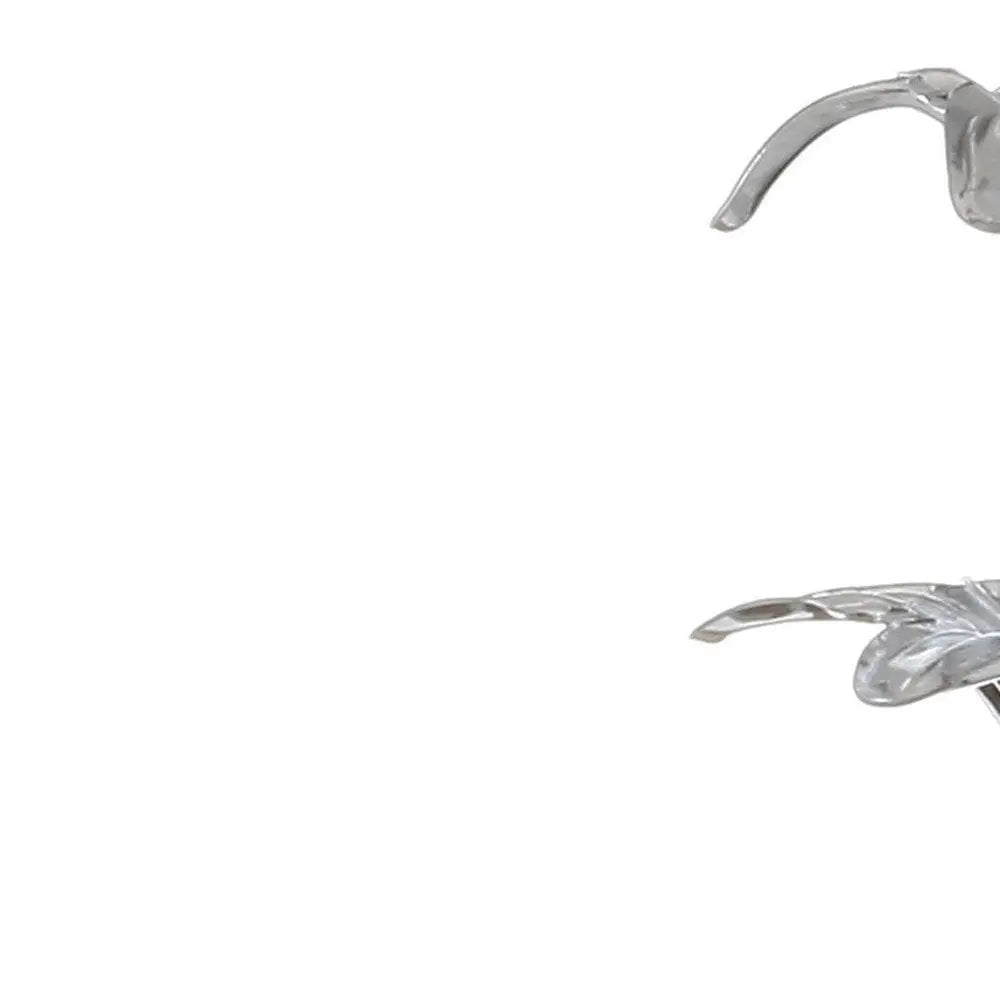 24" Silver Novelty Table Lamp LED With Drum Shade HomeRoots