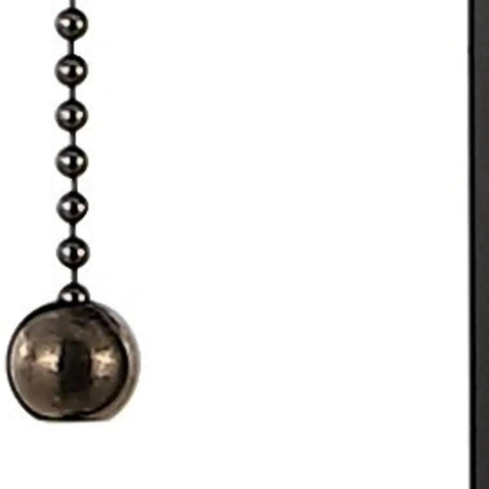 Set of Two 29" Black Table Lamps LED With Shades HomeRoots