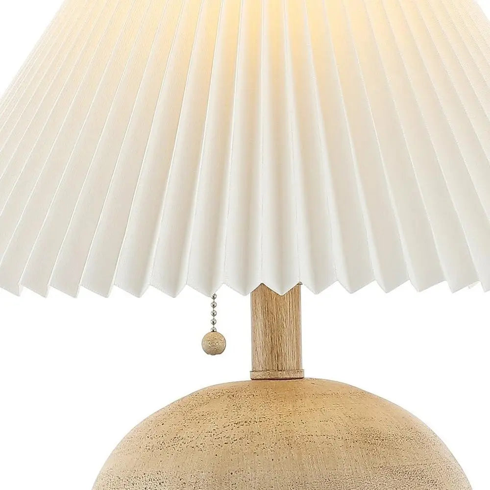 17" Clear Round Table Lamp LED With Empire Shade HomeRoots