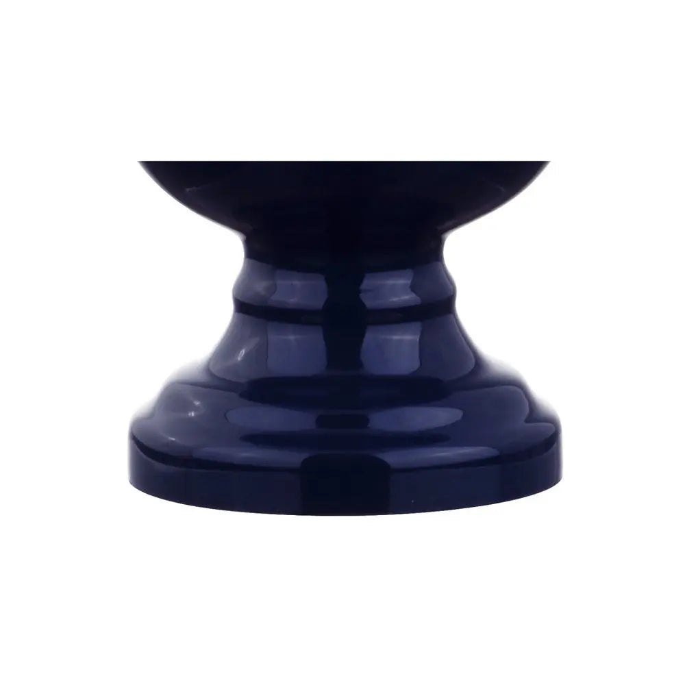 Set of Two 29" Blue Novelty Table Lamps LED With Drum Shades HomeRoots