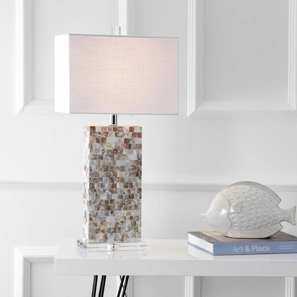 29" Clear Novelty Table Lamp LED With Shade HomeRoots