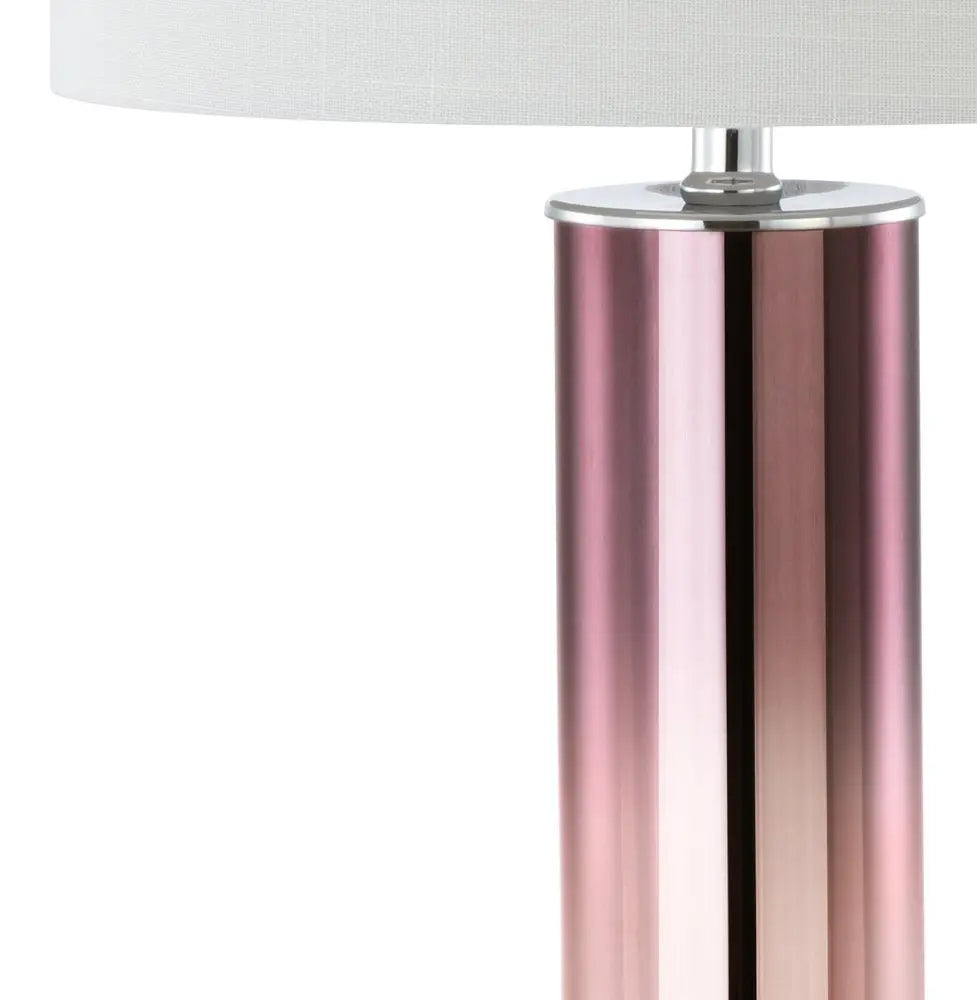 27" Clear Novelty Table Lamp LED With Drum Shade HomeRoots