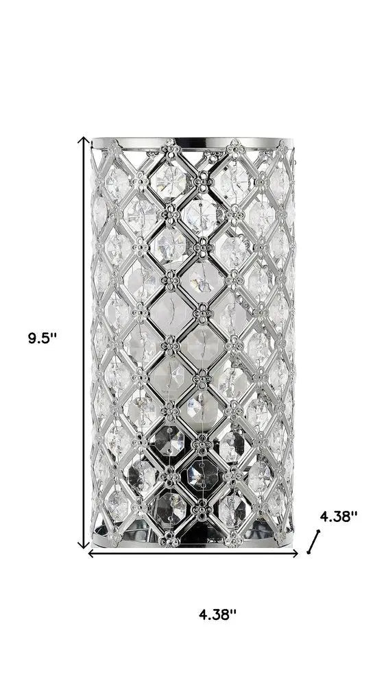 10" Silver Desk Lamp LED HomeRoots