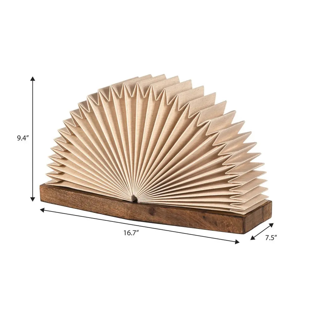 10" Natural Geometric Table Lamp LED With Novelty Shade HomeRoots