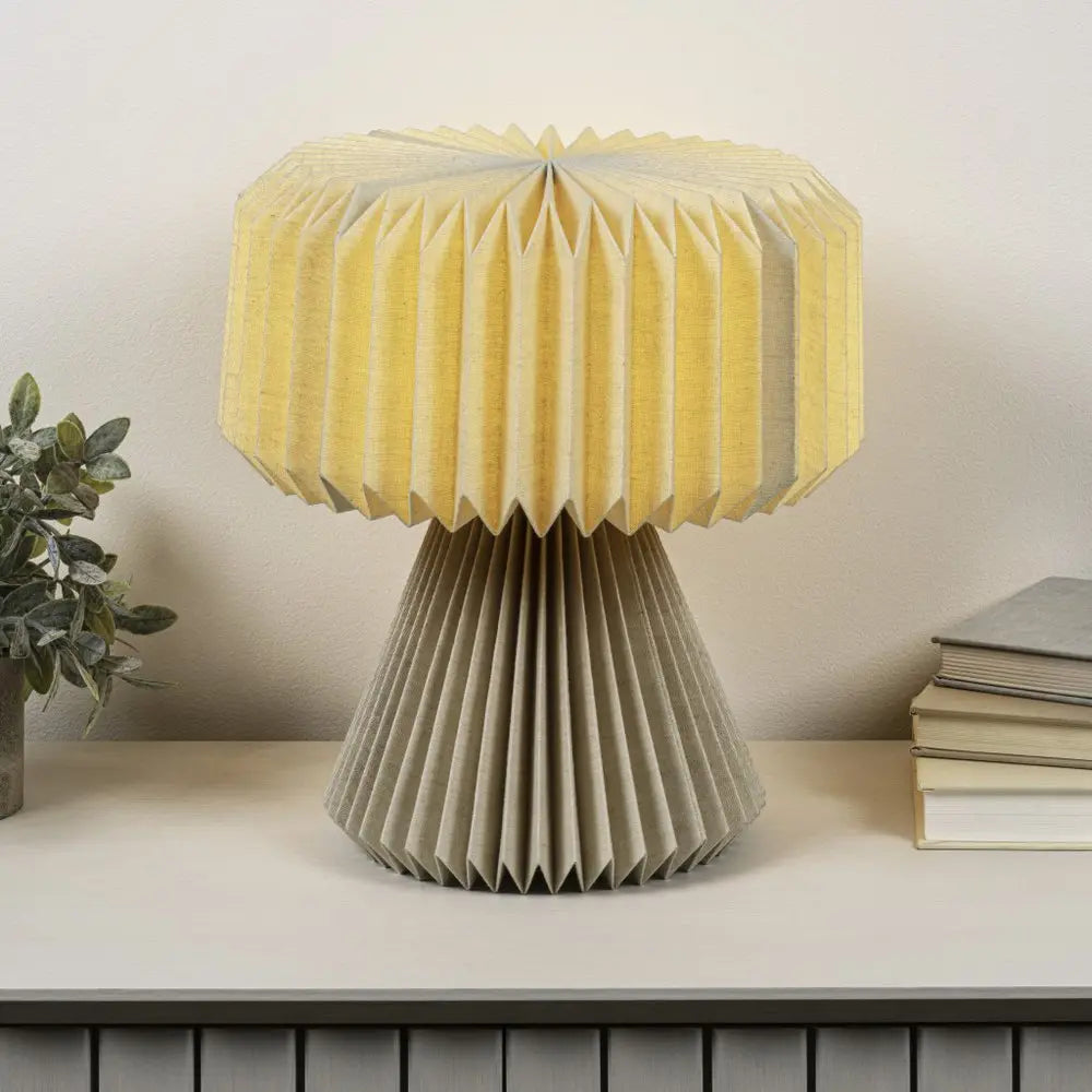 13" Clear Geometric Table Lamp LED With Cylinder Shade HomeRoots