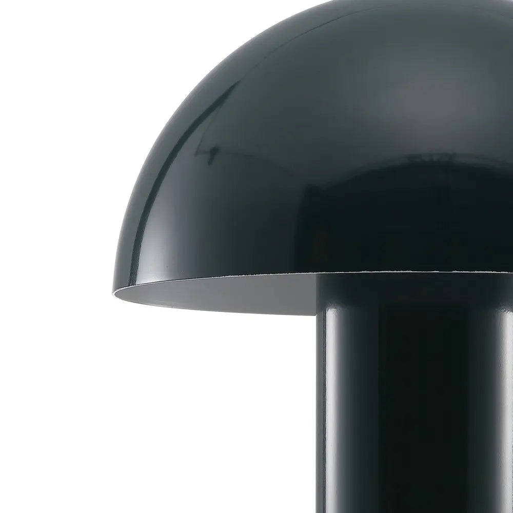 11" Forest Green Novelty USB Table Lamp LED With Globe Shade HomeRoots