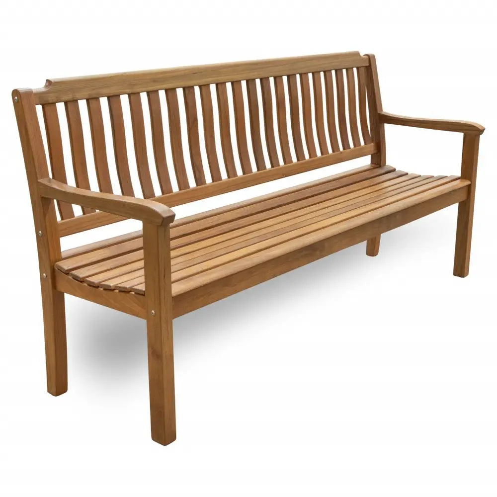 72" Teak Solid Wood Garden Bench - NOBLE HOME INTERIORS