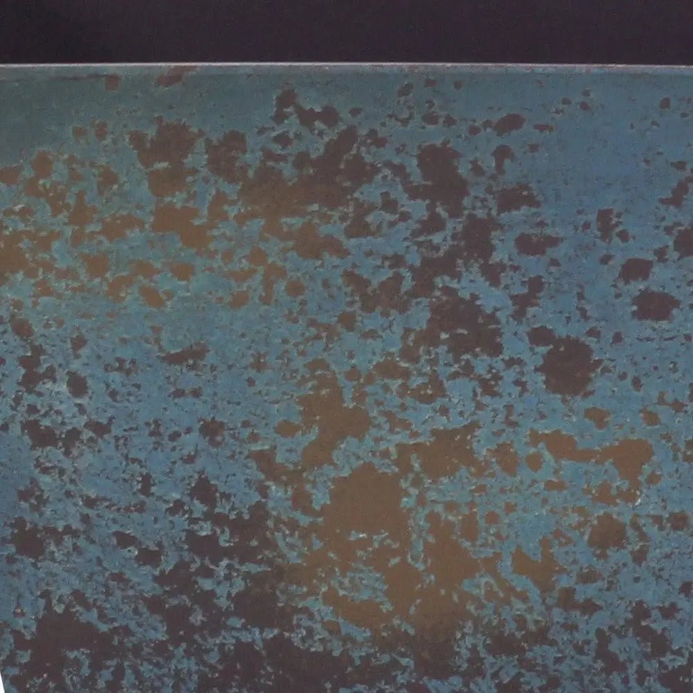 8" Blue Recycled Plastic Indoor Outdoor Rectangular Planter Box - NOBLE HOME INTERIORS