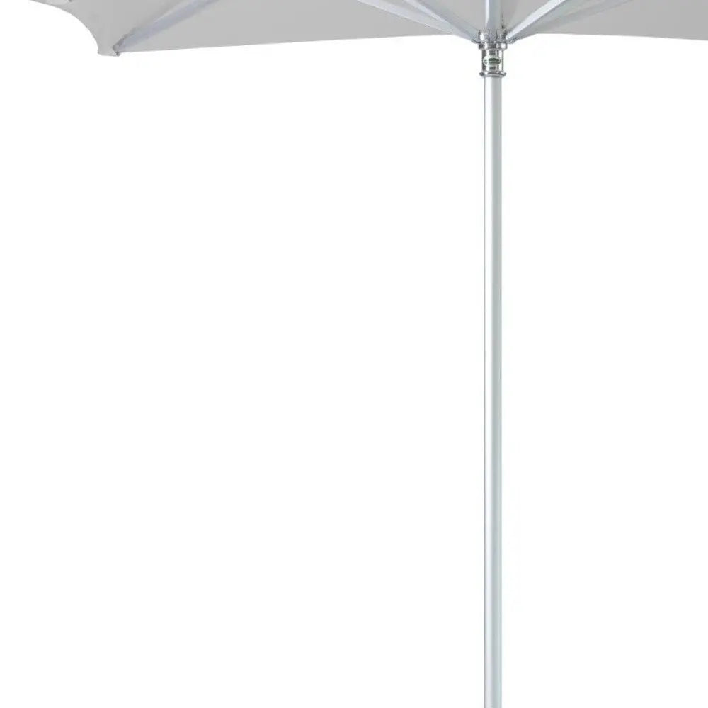 8' White Polyester Square Market Patio Umbrella - NOBLE HOME INTERIORS