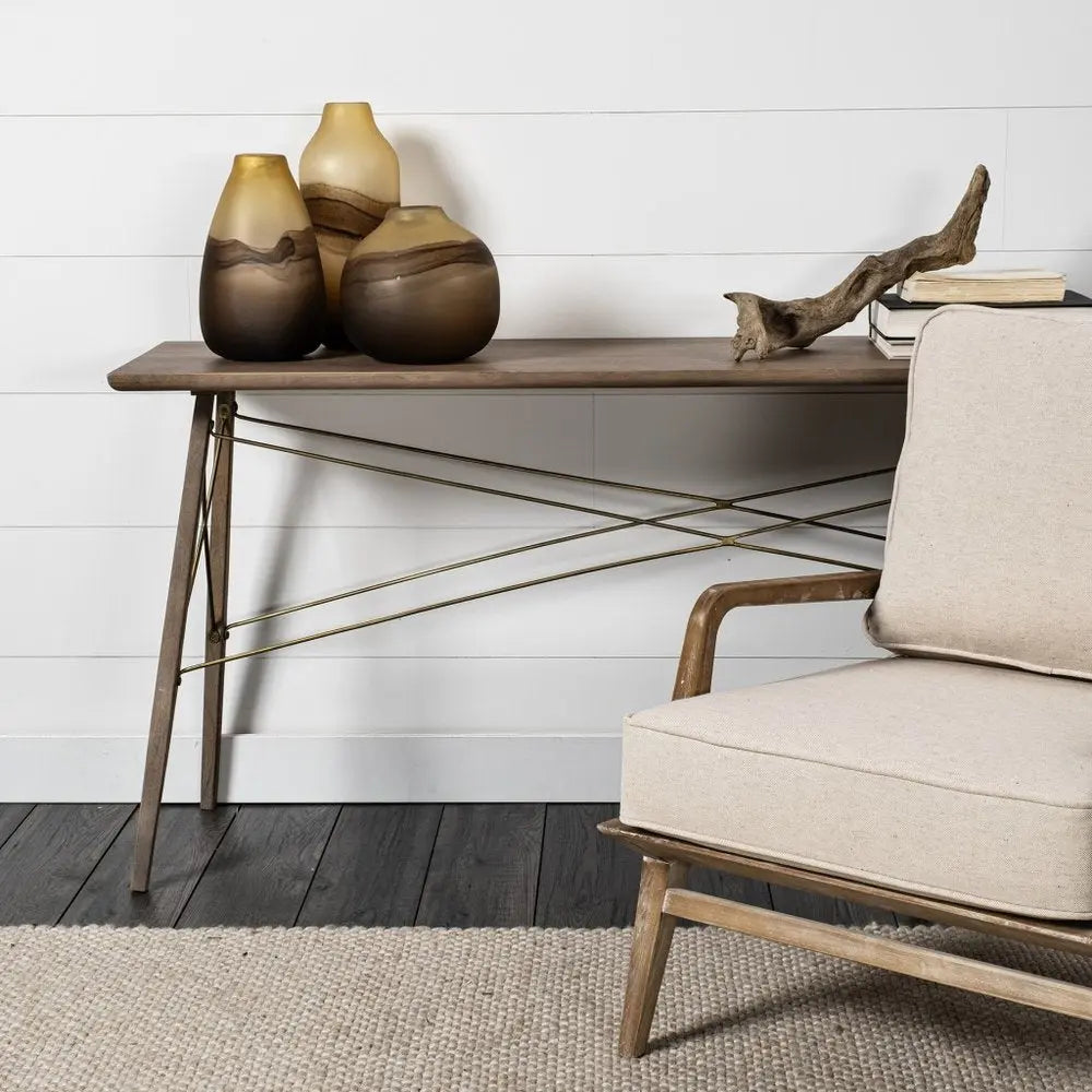 8" Yellow Abstract Cylinder Crystal Glass Table Vase - NOBLE HOME INTERIORS