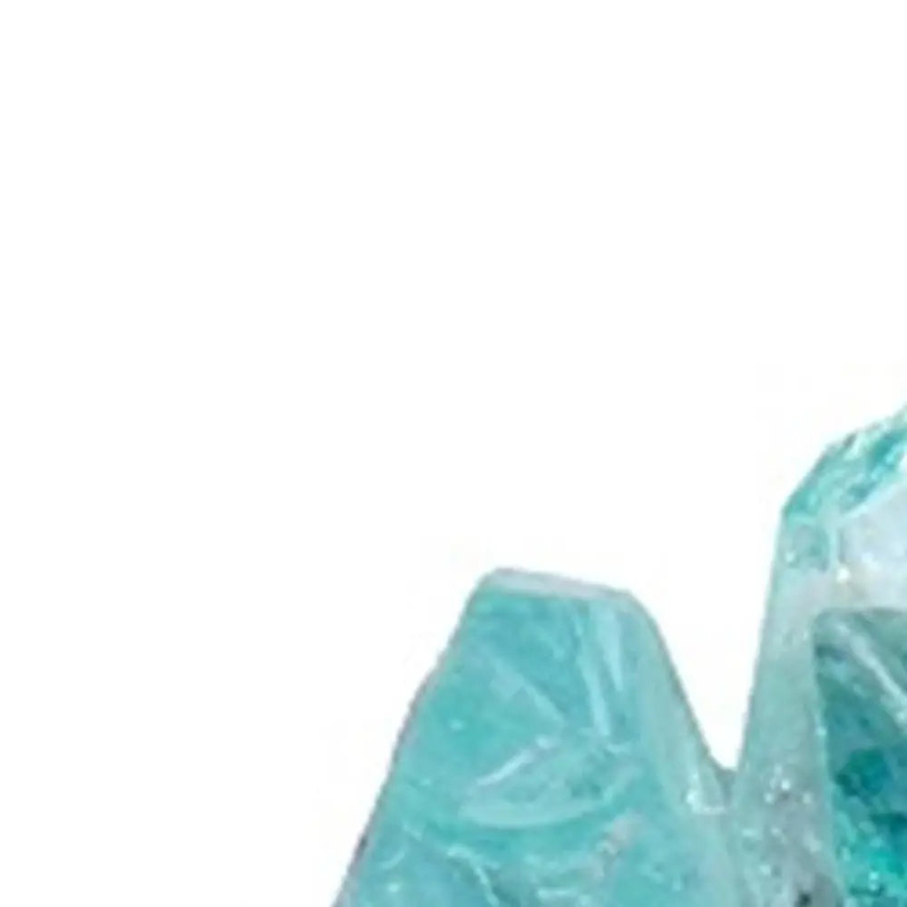 Aqua Round Reflective Fire Pit Glass - NOBLE HOME INTERIORS