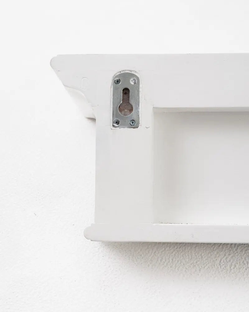 Classic White Wood Wide Four Hook Hanging Coat Rack - NOBLE HOME INTERIORS