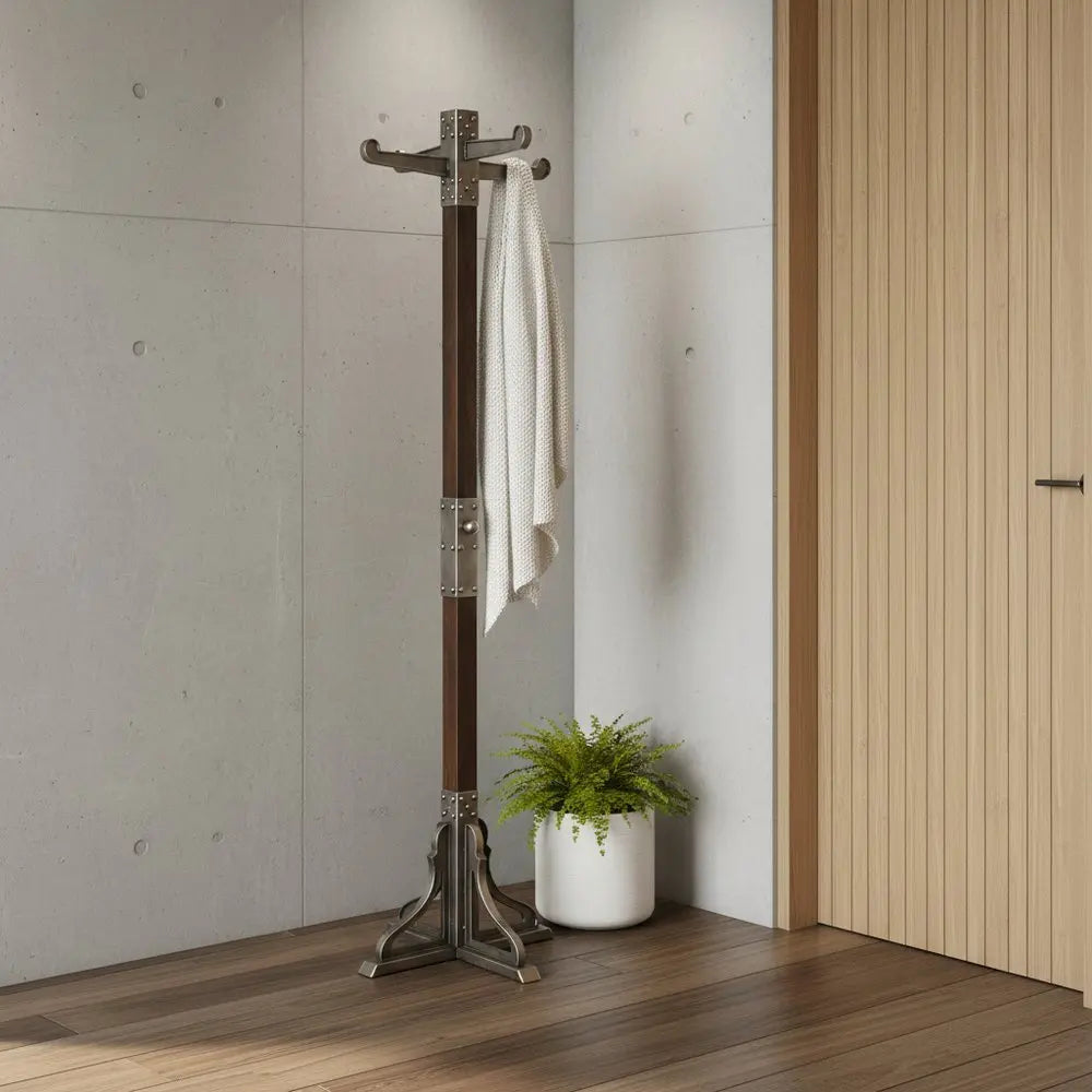 Industrial Chic Vintage Style Coat Rack - NOBLE HOME INTERIORS