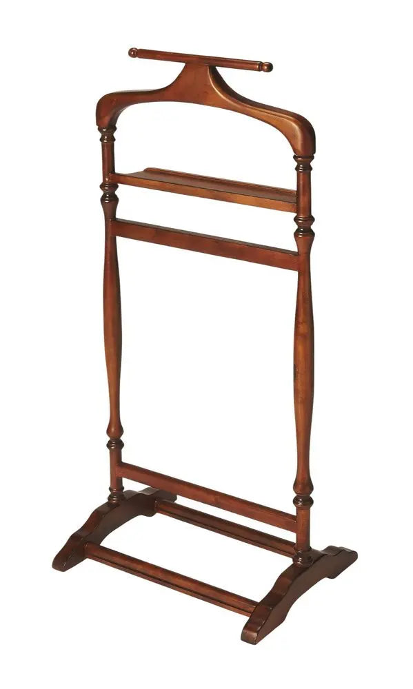 Judson Olive Ash Burl Valet Stand - NOBLE HOME INTERIORS