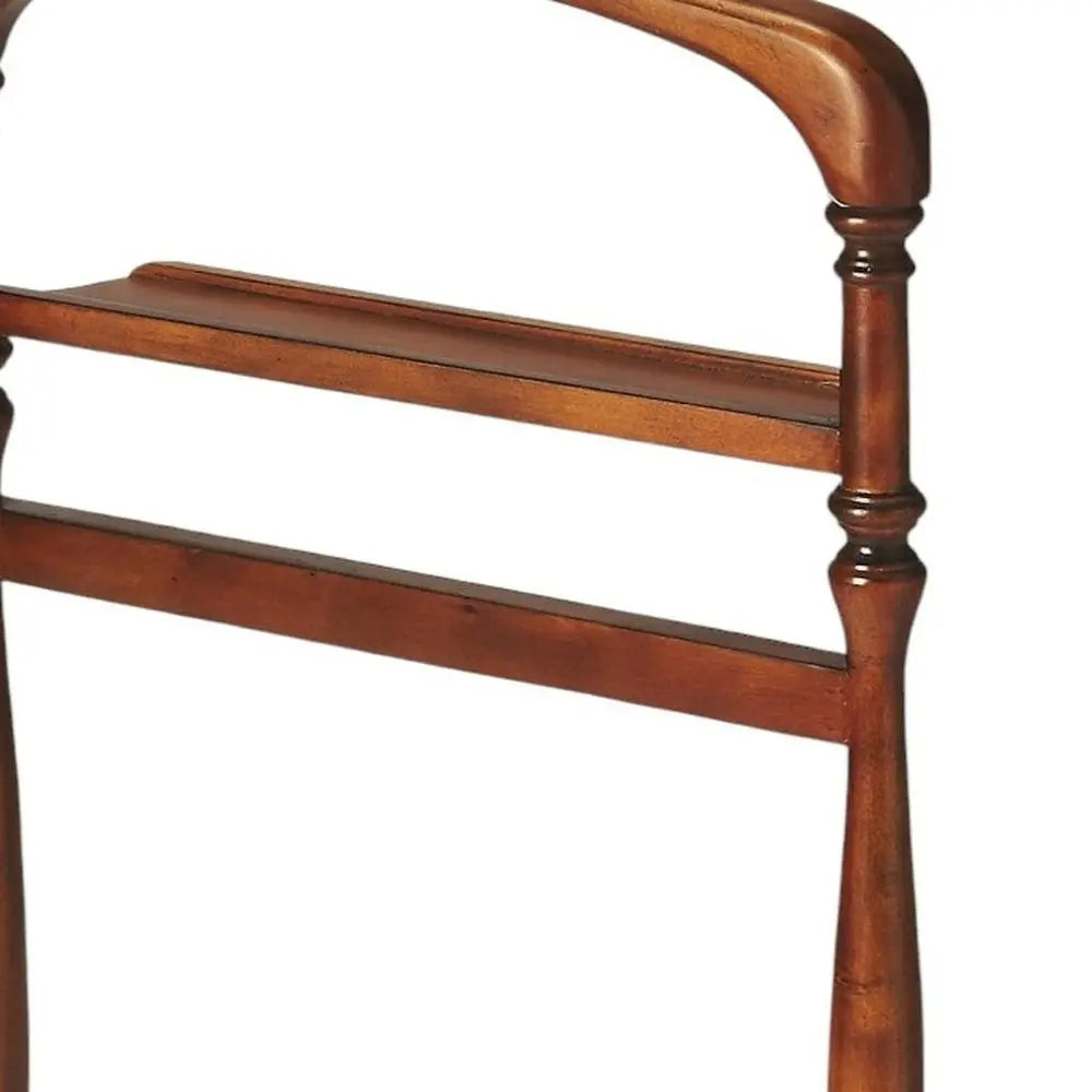 Judson Olive Ash Burl Valet Stand - NOBLE HOME INTERIORS