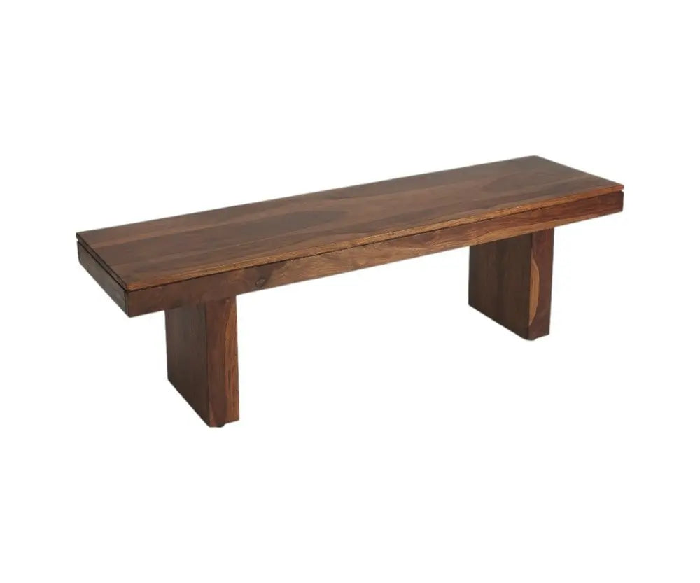 Modern Chunky Solid Wood Bench - NOBLE HOME INTERIORS