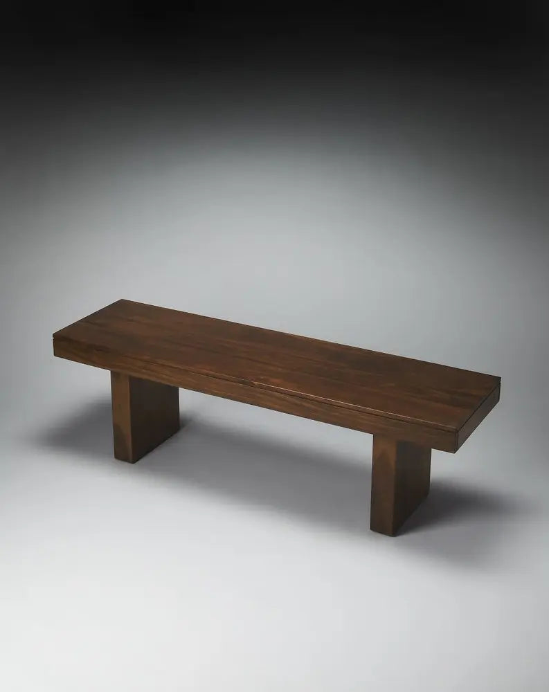 Modern Chunky Solid Wood Bench - NOBLE HOME INTERIORS