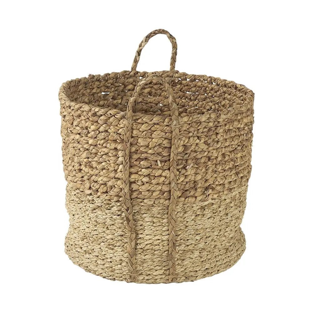 Set of Three Brown Wicker Basket - NOBLE HOME INTERIORS