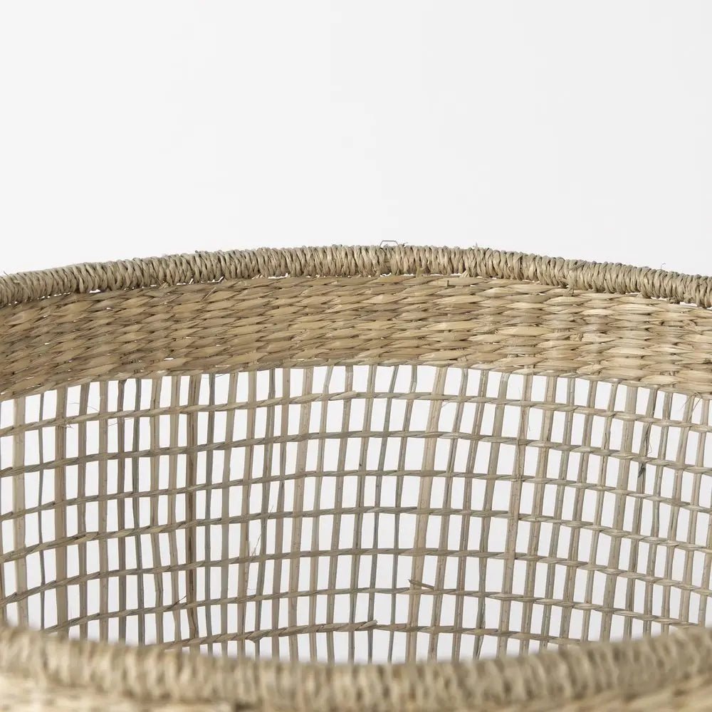 Set of Three Natural Wicker Basket - NOBLE HOME INTERIORS