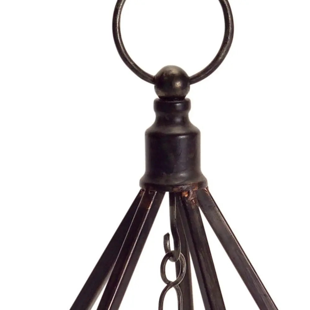 Set of Two Black Metal Geometric Tabletop Tealight Candle Holders - NOBLE HOME INTERIORS