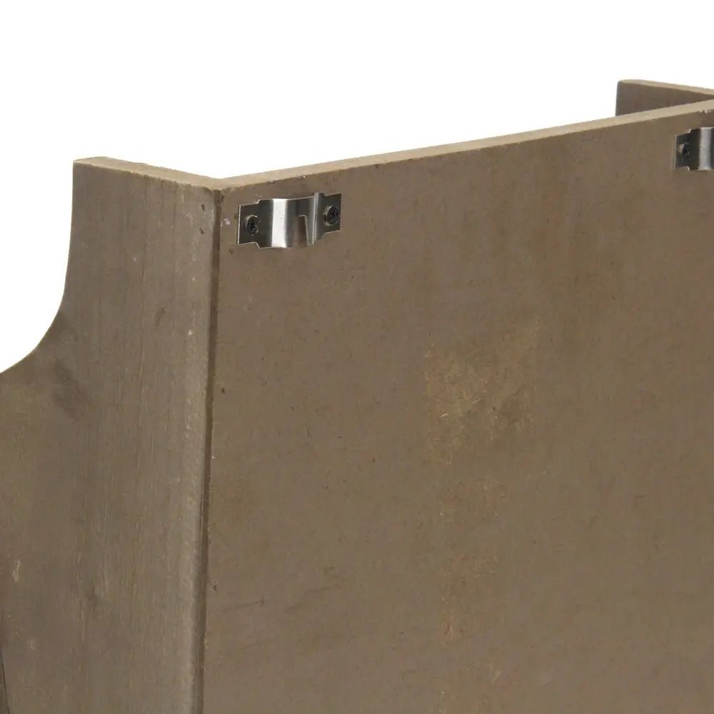 Set of Two Brown Solid Wood File Organizer - NOBLE HOME INTERIORS